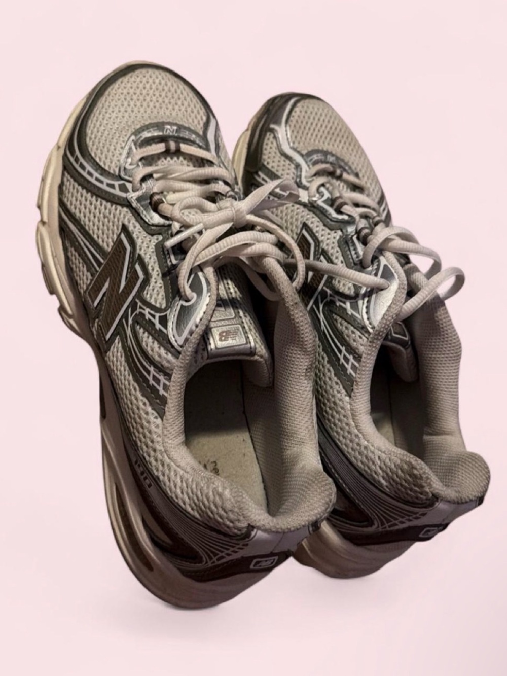 New Balance Light Gray Athletic Sneakers